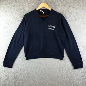 Vintage Creslan and Rayon 1960 Minnesota Viking‎ Football V Neck sweater M